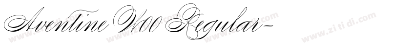 Aventine W00 Regular字体转换
